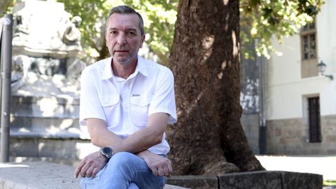 Sergio Fern�ndez, vicepresidente de la Asociaci�n Hostalar�a.gal y vocal de la de Bares, Pubs y Discotecas de Santiago