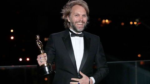 Los debutantes Christopher Hampton y Florian Zeller, en la foto, se llevaron el scar a mejor guion adaptado por El padre