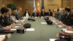 El delegado del Gobierno presidi� este martes en A Coru�a la comisi�n que analiza la seguridad en los centros escolares de Galicia