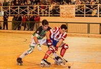 El Pat�n Cerceda gan� en su cancha al Liceo la pasada temporada en la OK Liga de hockey. 