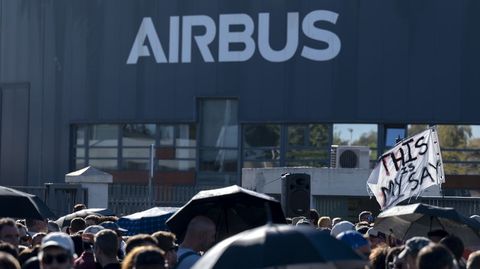 Los trabajadores de Airbus iniciaron una huelga indefinida el d�a 24 de agosto