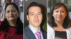 De izquierda a derecha: Miriam Pantoja, S. Mart�nez y Soledad Lucero