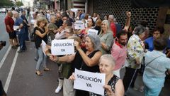 Manifestacin contra los okupas en la ronda de Nelle