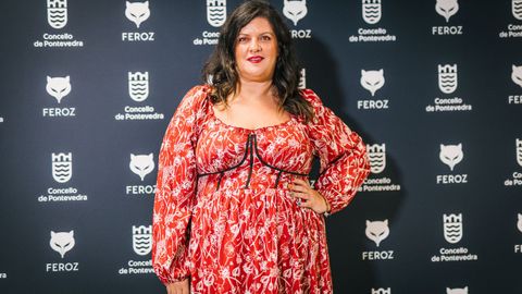 La actriz Coria Castillo present&oacute; la serie &laquo;F&aacute;cil&raquo; en Pontevedra