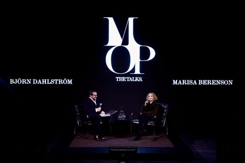 La actriz y supermodelo de Nueva York convers&oacute; con el historiador del arte Bj&ouml;rn Dahlstr&ouml;m