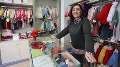 Isabel Fernndez, duea de la boutique de ropa infantil Bambinos