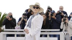 Meryl Streep en el festival de Cannes donde recibi� la Palma de Oro Honor�fica 
