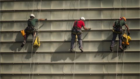 Reparaci�n fachada de edificio