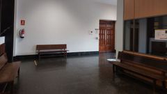 Sala de espera de la Audiencia Provincial de Ourense