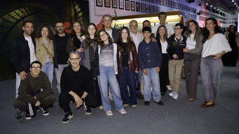 El equipo al completo de Empujando Sonrisas, que se llevaron el premio a la superaci�n