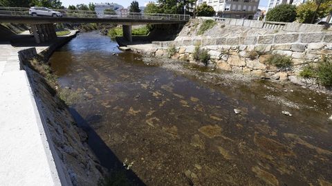 R�o Anll�ns, en el casco urbano de Carballo