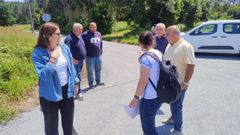 En la imagen, una de las pistas en las que trabaj� el Concello de Cerceda.