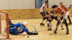 Duelo entre el Lubi�ns y el Telecable, la semana pasada.