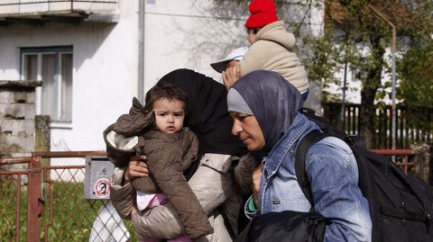 Refugiados en Sentilj, Eslovenia