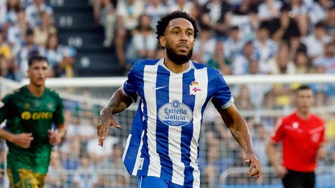 Aubameyang, en un partido de esta temporada