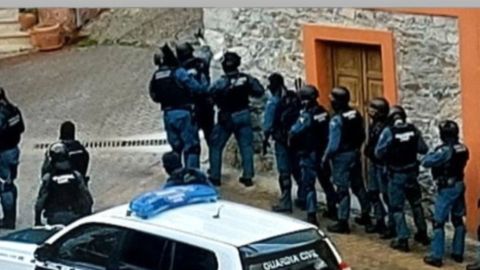 Operaci�n de la Guardia Civil en Campo Caso