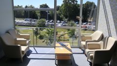 Sala de espera de Paliativos del HULA