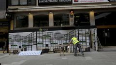 Obras en el restaurante A la brasa, que pasara a ser un Gasthof
