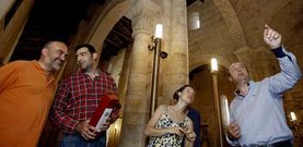 Investigadores de la Universidad de Aberdeen, en la imagen en San Marti�o, destacaron la importancia de los yacimientos mari�anos. 