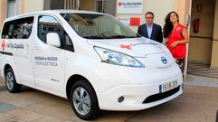 Nissan cede a Cruz Roja de Asturias una furgoneta 100% el�ctrica.Nissan cede a Cruz Roja de Asturias una furgoneta 100% el�ctrica