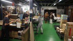 Interior de la tienda de Coirs.