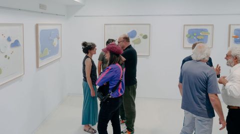 La exposici�n de Alba Fern�ndez puede visitarse en el espacio de arte Roberto Verino.