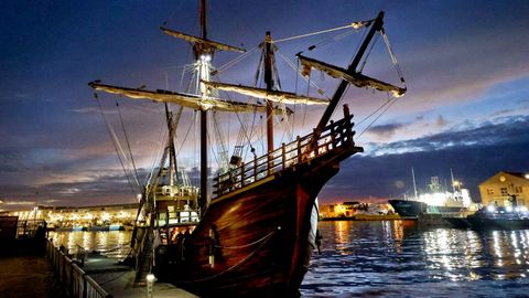 La embarcaci�n, anoche en el puerto