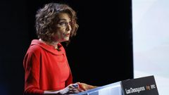 Montero, este jueves en la Casa de Am�rica, en Madrid.