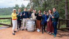 La delegaci�n anglosajona visiti� ocho bodegas de la denominaci�n de origen