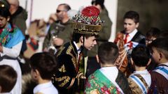 Detalle de ambiente do entroido dos Xenerais do Ulla, nunha imaxe tomada na edici�n do 2025.