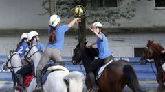Un partido de �HorseBall� en Vigo, en archivo.