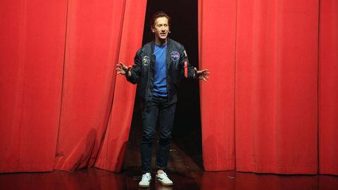 Pedro Volta, en su espect�culo Magic Space
