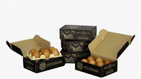 Presentación de los huevos de primera puesta