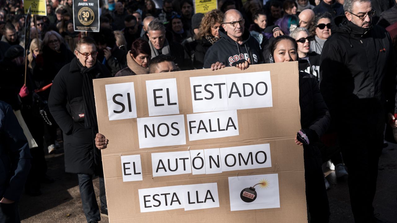Los autónomos salen a las calles: «Estamos asfixiados»
