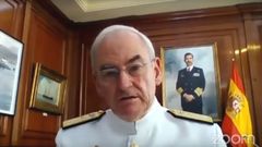 L�pez Calder�n, durante la videoconferencia