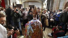 Celebraci�n de la festividad de San Blas en el 2020, primer a�o que tuvo lugar en A R�goa