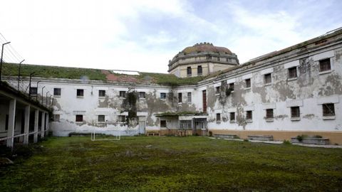 Vistas de la antigua carcel provincial de A Coru�a, clausurada desde el 2009