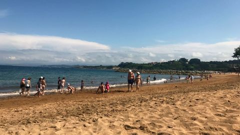 La playa de Luanco. ARCHIVO