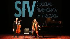 Un concierto anterior de la Sociedad Filarm&oacute;nica de Vilagarc&iacute;a