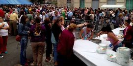 La Festa do Ovo Frito del a�o pasado, con numeroso p�blico. 