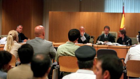 Imagen de archivo de un proceso judicial en la Audiencia Provincial de Madrid.
