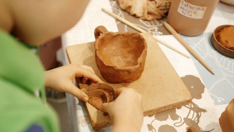 Imagen de archivo de un obradoiro en el Museo de Pontevedra