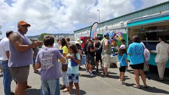 Imagen de la degustaci�n realizada en la Festa da Dorna.