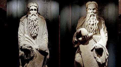 Esculturas de Abraham e Isaac
