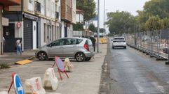 Veh�culo circulando ayer en el �nico sentido permitido por la avenida de Mac Mah�n.