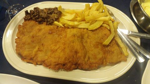 Cachopo sin gluten de El Marin, en Oviedo.