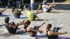 Yoga al aire libre 