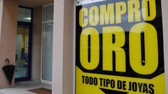 Imagen de archivo de un lugar de compra venta de oro en Galicia