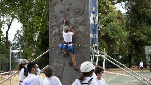 Foto de archivo de un campamento de verano de la Xunta