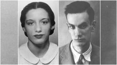  Camilo Jos� Cela (en 1936), quien, a los 18 a�os, conoci� a Lolita Franco (en la foto, en 1935), cuatro a�os mayor que el aprendiz de poeta.